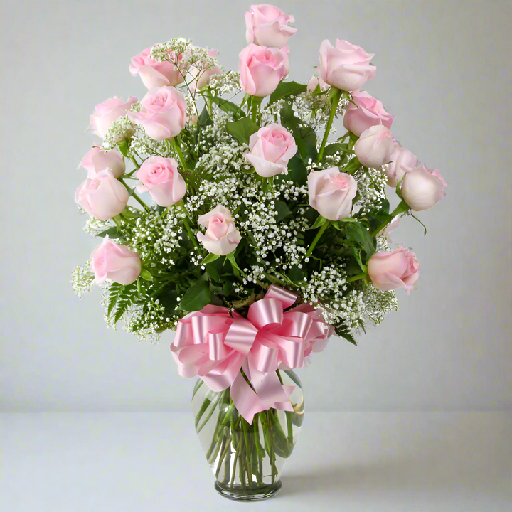 2 Dozen Roses Pink From Best Florist in Dubai