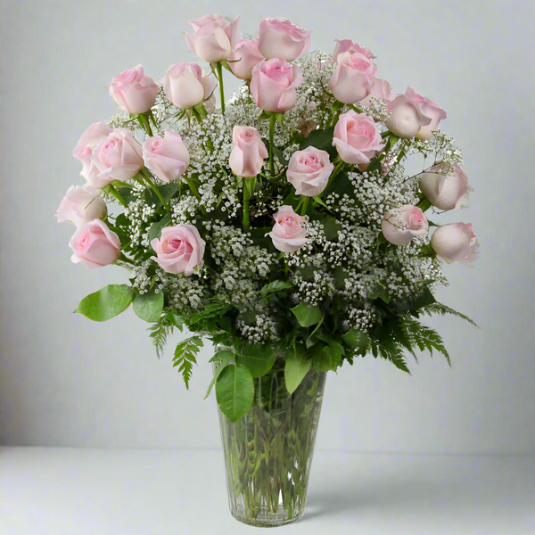 3 Dozen Roses Pink From Best Florist in Dubai