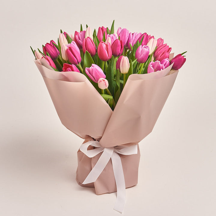 45 shades of pink ?ulips mix From Best Florist in Dubai