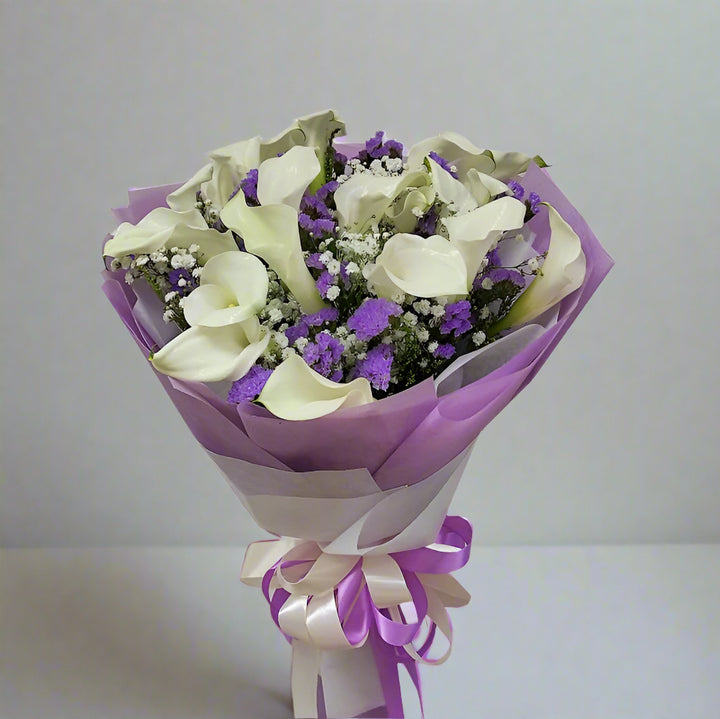 Calla Lilies Hand Bouquet From Best Florist in Dubai