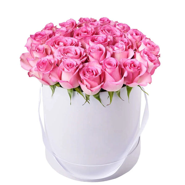 Pink Rose Box Arrangement
