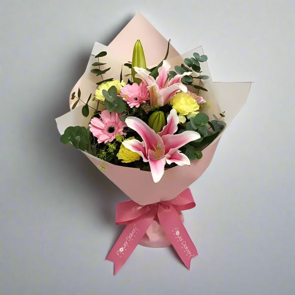 Pink Blooms Bouquet From Best Florist in Dubai