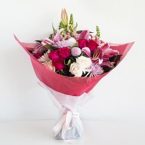 Pink Lily & Pastels Bouquet From Best Florist in Dubai