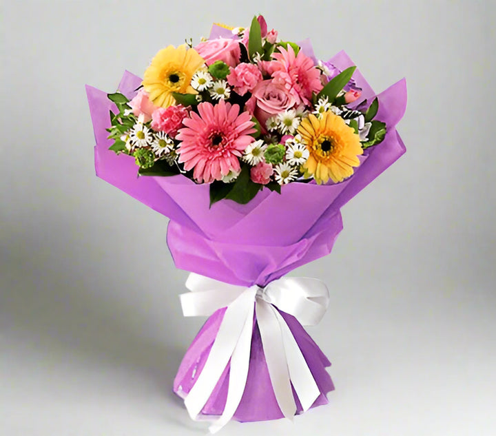 Pink Sunrise Bouquet From Best Florist in Dubai