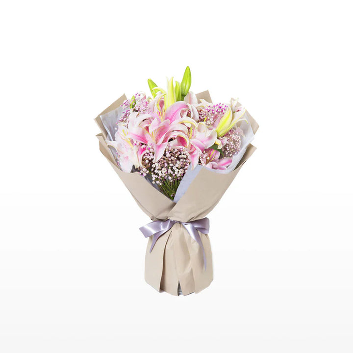 Pretty In Pink Lilies From Best Florist in Dubai