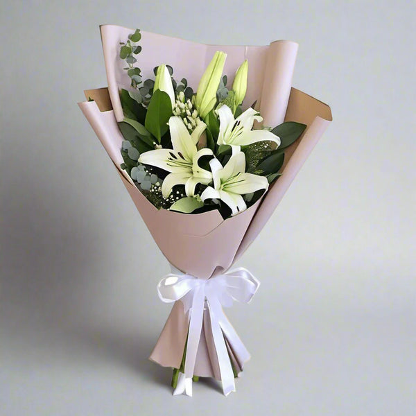 Pure Serenity- Lily Bouquet From Best Florist in Dubai