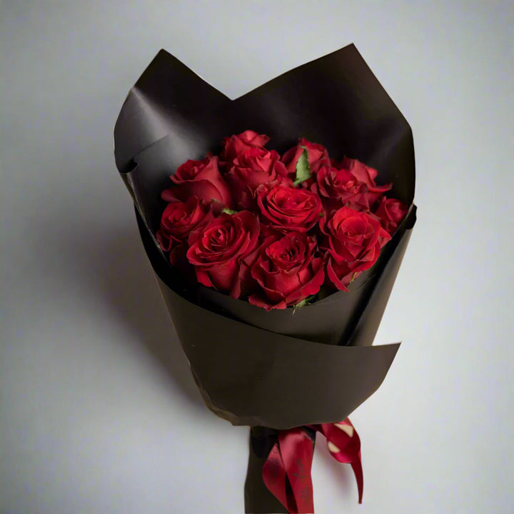 Simple Red Rose Bouquet From Best Florist in Dubai