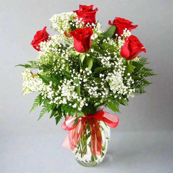 half Dozen Roses Red From Best Florist in Dubai