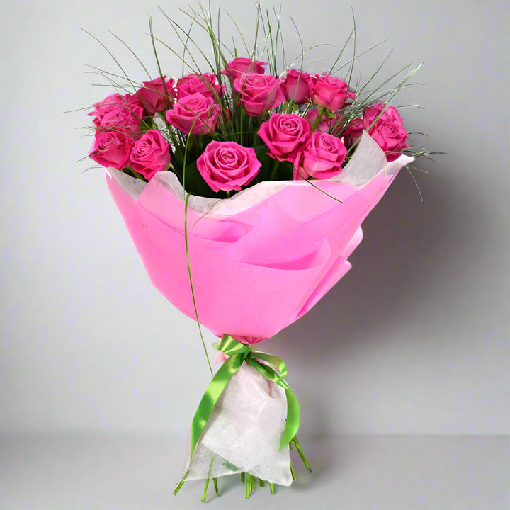 pink roses bouquet From Best Florist in Dubai